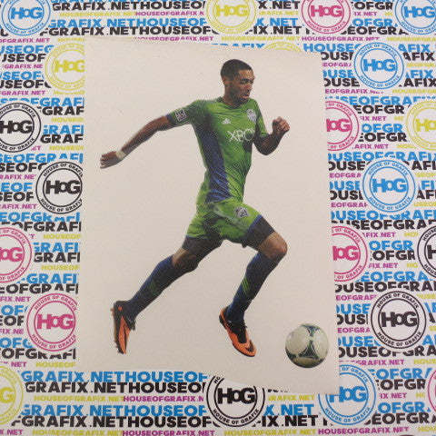 Clint Dempsey running with ball decal