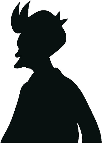 Fry's Silhouette Decal