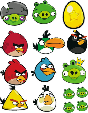 Rc Angry Bird Decal Pack