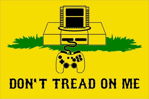 Dont Tread on me video game decal