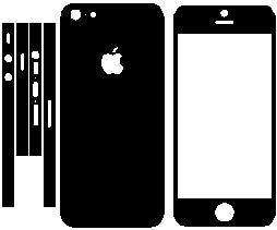 Apple Iphone5 Color Change Skin Wrap Decals