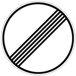 Autobahn Round Sign Decal