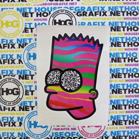 Bart 80's Decal