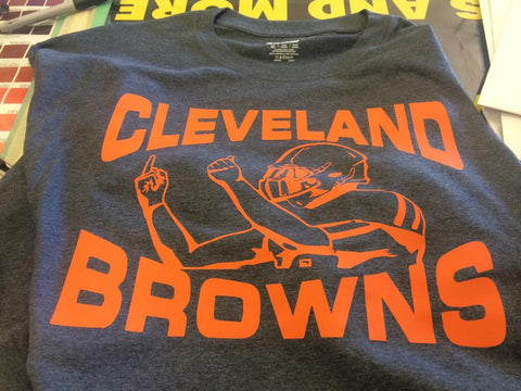 Cleveland Browns Johnny Manziel Shirt   Middle finger