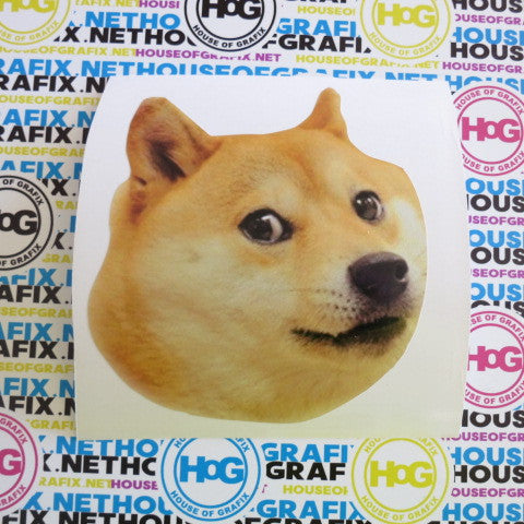 Doge Face Decal