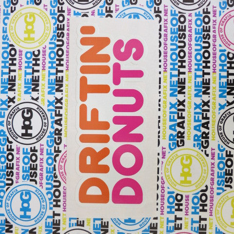 Driftin Donuts Decal