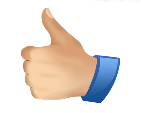 Facebook Thumps UP REAL decal