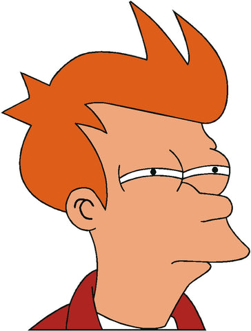 Fry Not Sure If Decal
