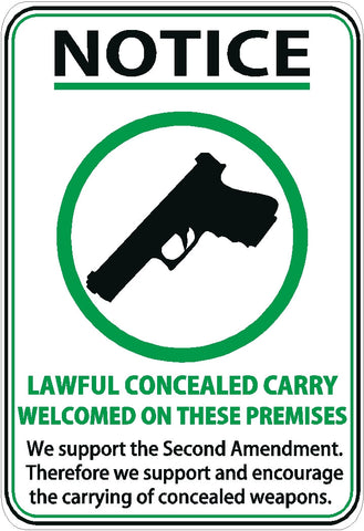 Guns Welcome Sign