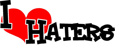 I Haters Decal