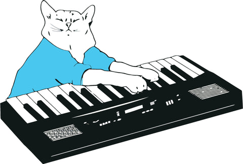 Keyboard Cat Decal