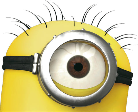 Minions 1 Eye Decal Real Looking