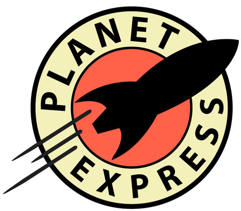 Planet Express Printed Logo Decal