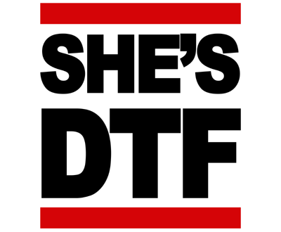 She's DTF decal