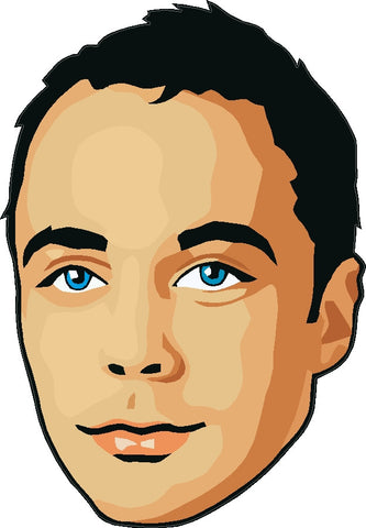 Sheldon Face Decal