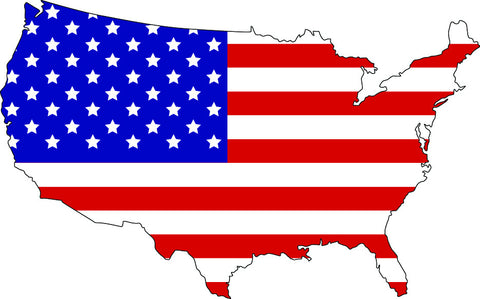 USA STATE FLAG DECAL