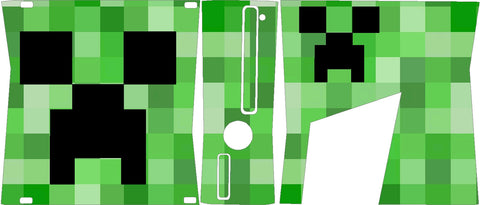 Xbox 360 Slim Minecraft Crepper Skin Wrap