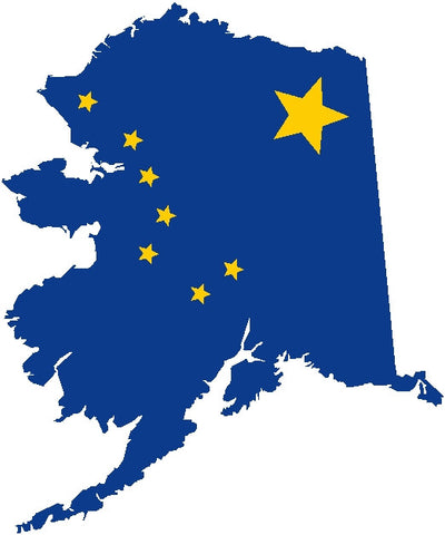 alaska state flag decal