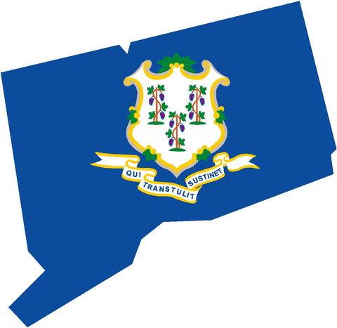 connecticut state flag decals