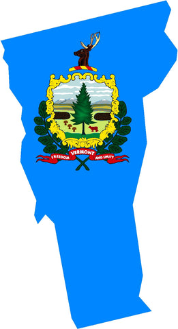 vermont state flag decal